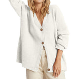 Button Up Long Sleeve Cardigan